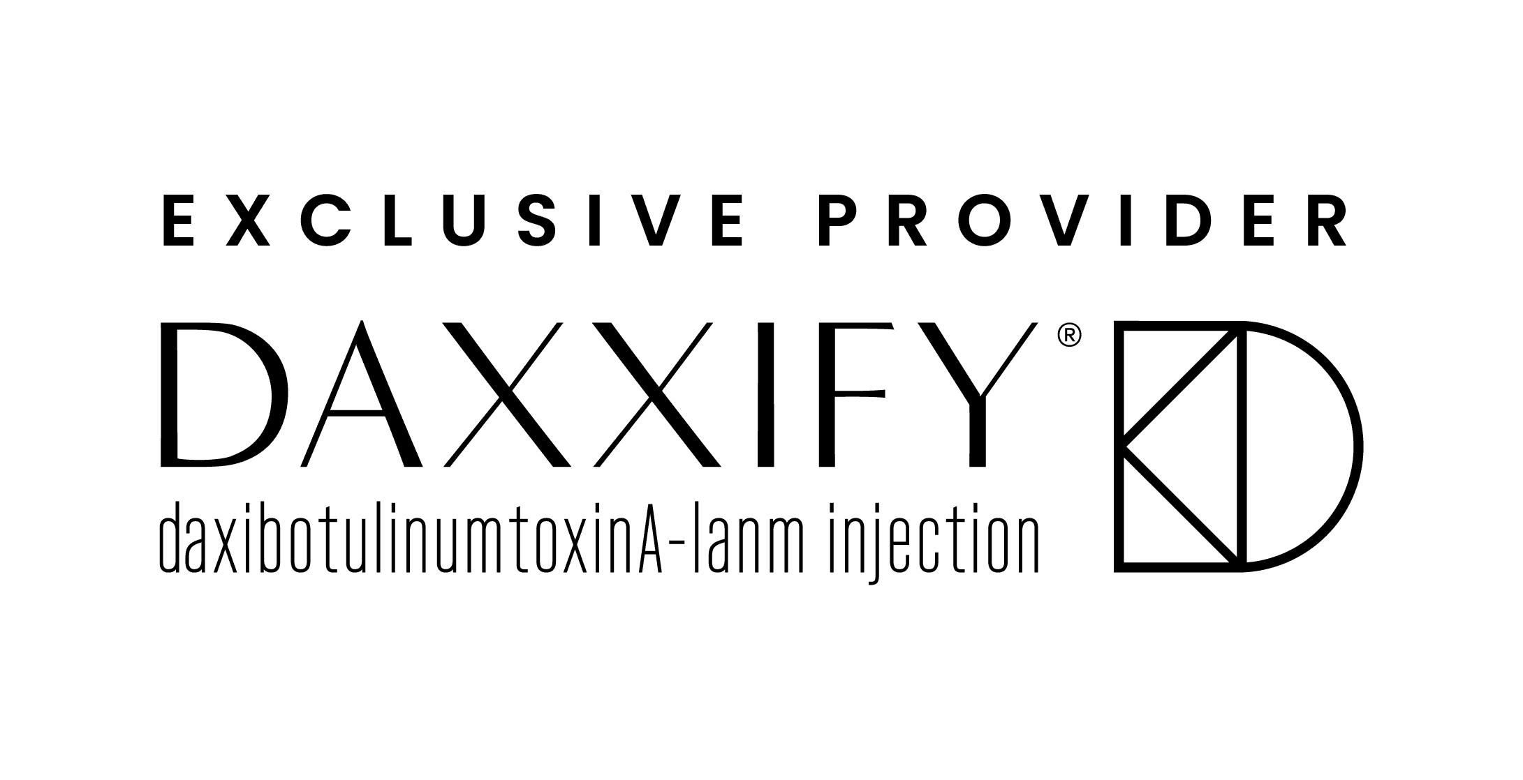 DAXXIFY Exclusive Provider Logo Black Palm Springs CA