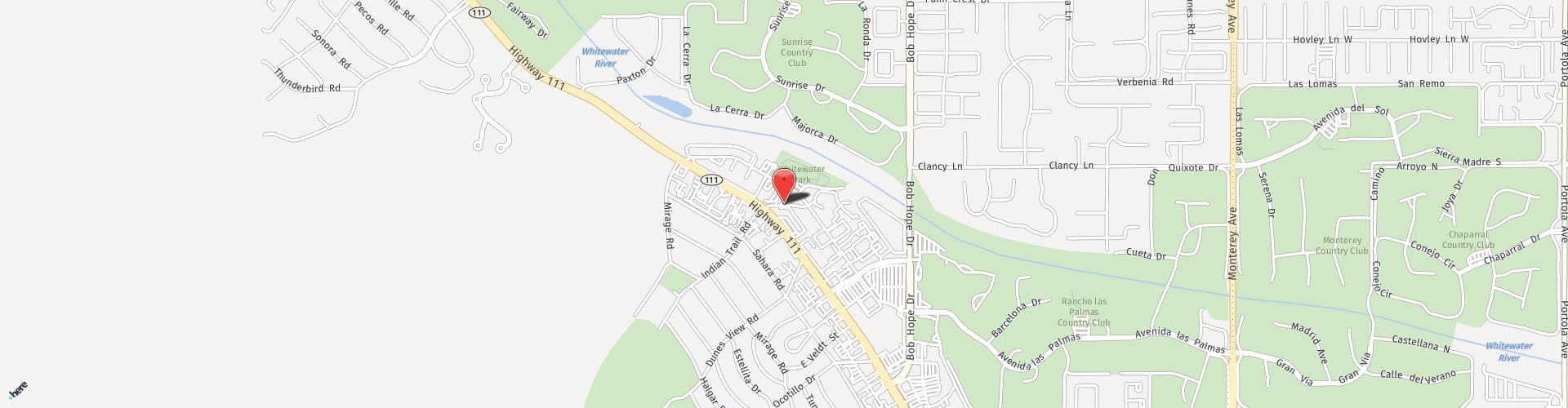 Location Map: 41606 Indian Trail Rancho Mirage, CA 92270